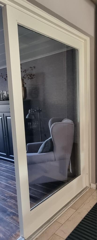 GRATIS "Nieuw" Dubbelglas blank raam, Doe-het-zelf en Verbouw, Raamkozijn, Nieuw, 150 tot 225 cm, Hout