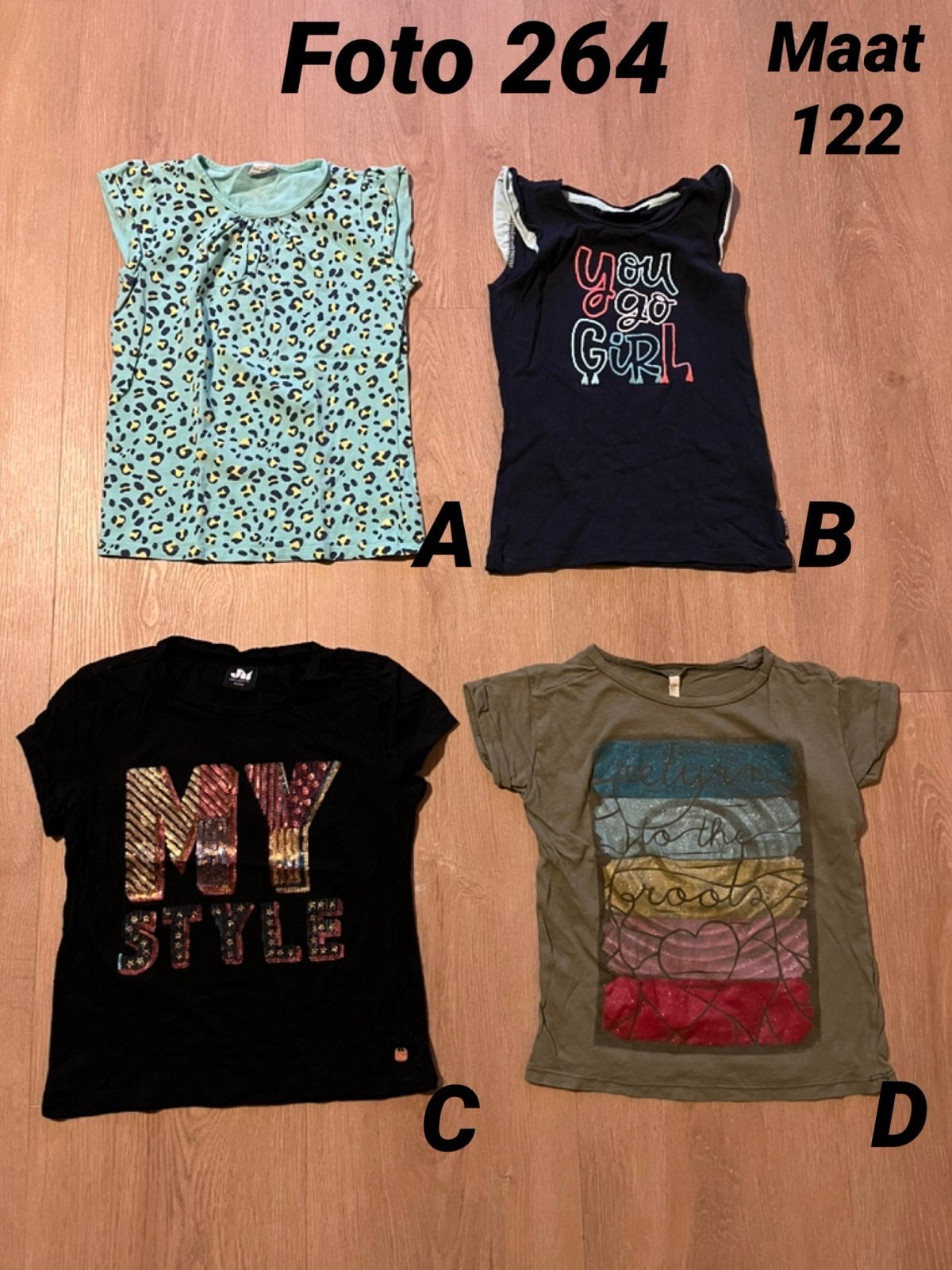 Shirt meisje maat 122 *foto 264*, Kinderen en Baby's, Kinderkleding | Maat 122, Ophalen of Verzenden, Zo goed als nieuw, Meisje