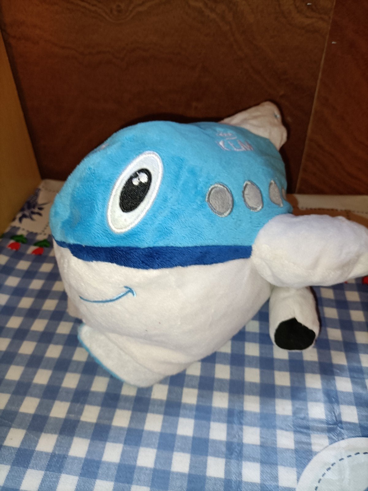 KLM vliegtuig knuffel én wereldbol inéén, Ophalen of Verzenden, Zo goed als nieuw, Overige typen