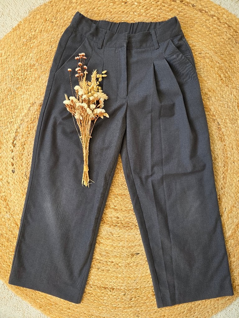 Grijze Pomp de Lux pantalon maat 134, Broek, Meisje, Ophalen of Verzenden, Zo goed als nieuw