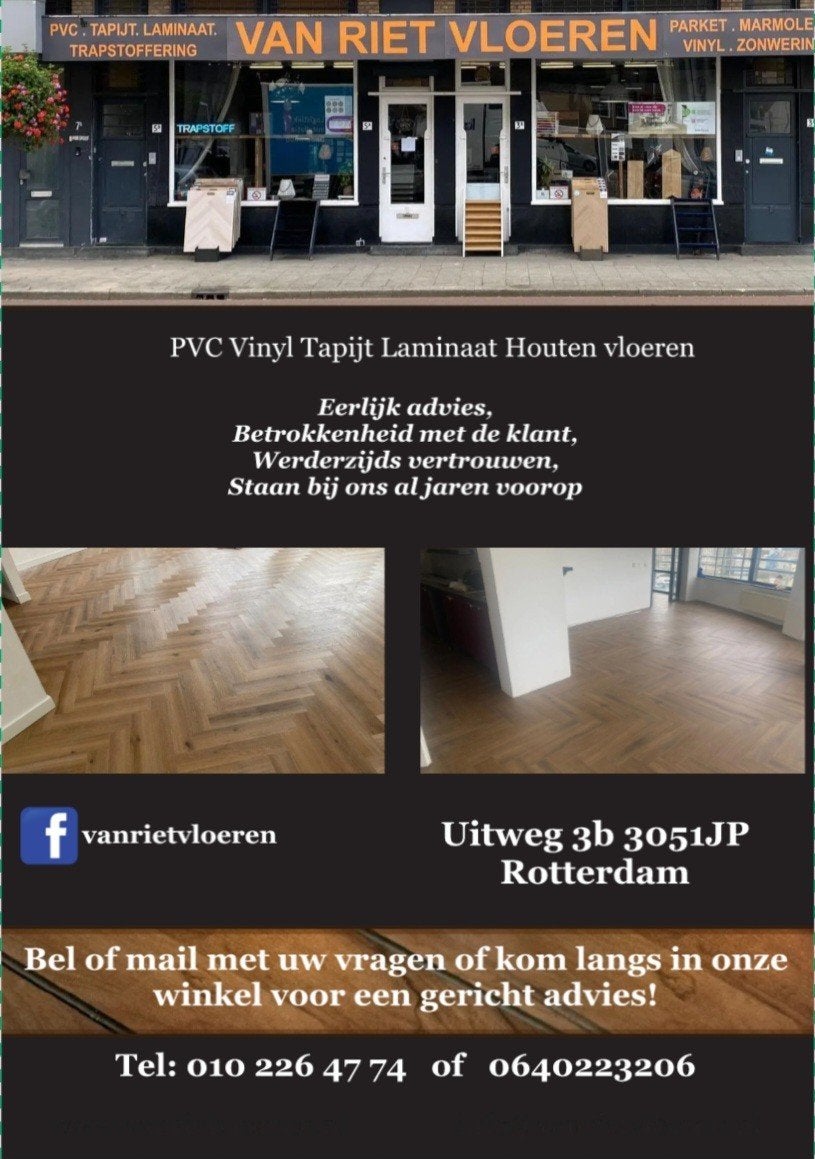 Vloeren en trapbekleding van Van Riet Vloeren, Ophalen, Nieuw, Vloerdelen of -planken