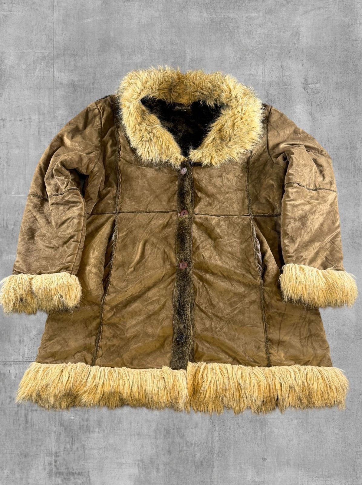 Vintage Dressing Afghaanse jas zwart dames maat XL, Bayline Vintage Trading, Verzenden, Zwart, Maat 46/48 (XL) of groter