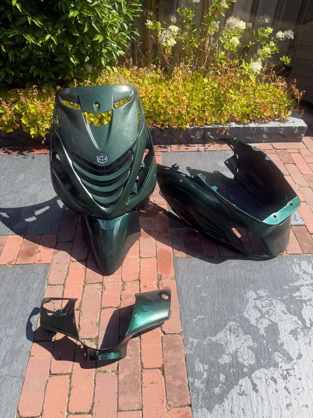 Piaggo zip jaguar green rs kappen set, Ophalen of Verzenden, Zo goed als nieuw, Benzine, Zip