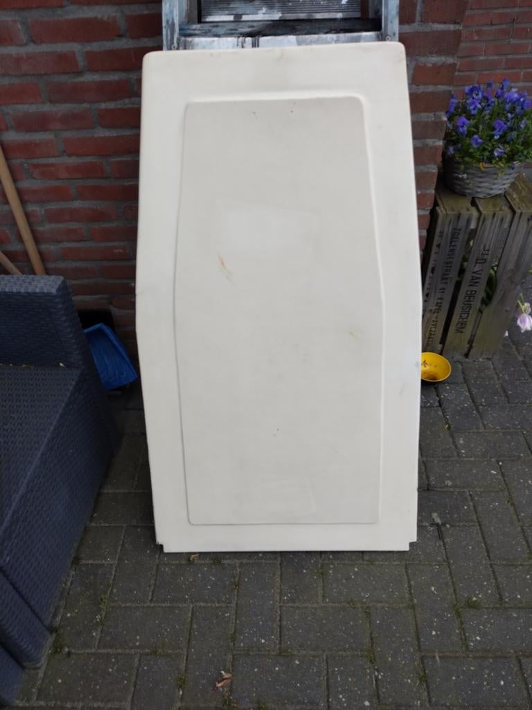 zonnedek plaat sloep, Ophalen