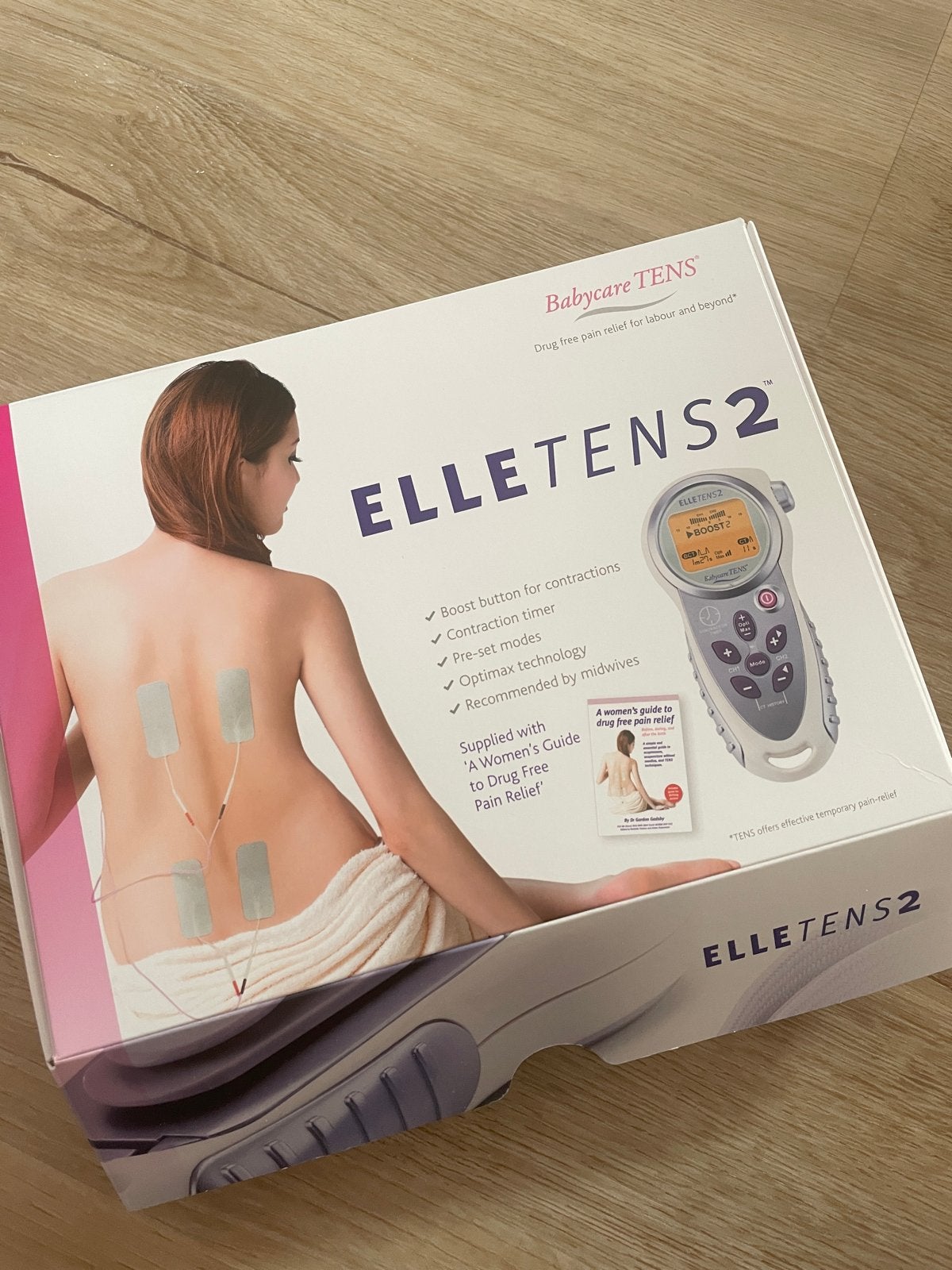Elle TENS 2: met 4 nieuwe elektroden en batterijen, Ophalen of Verzenden, Zo goed als nieuw