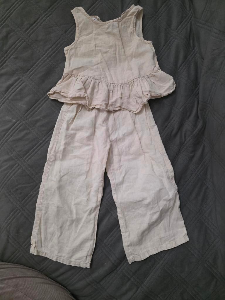 Linnen set voor meiesjes, Ophalen of Verzenden, Zo goed als nieuw, Zara kids, Meisje