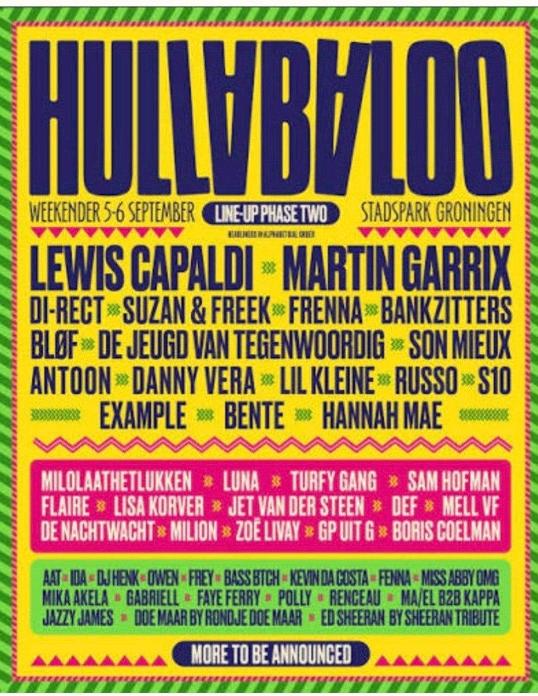 Hullabaloo. 2 weekendtickets voor de helft van de prijs., Tickets en Kaartjes, Concerten | House, Techno en Trance, Twee personen