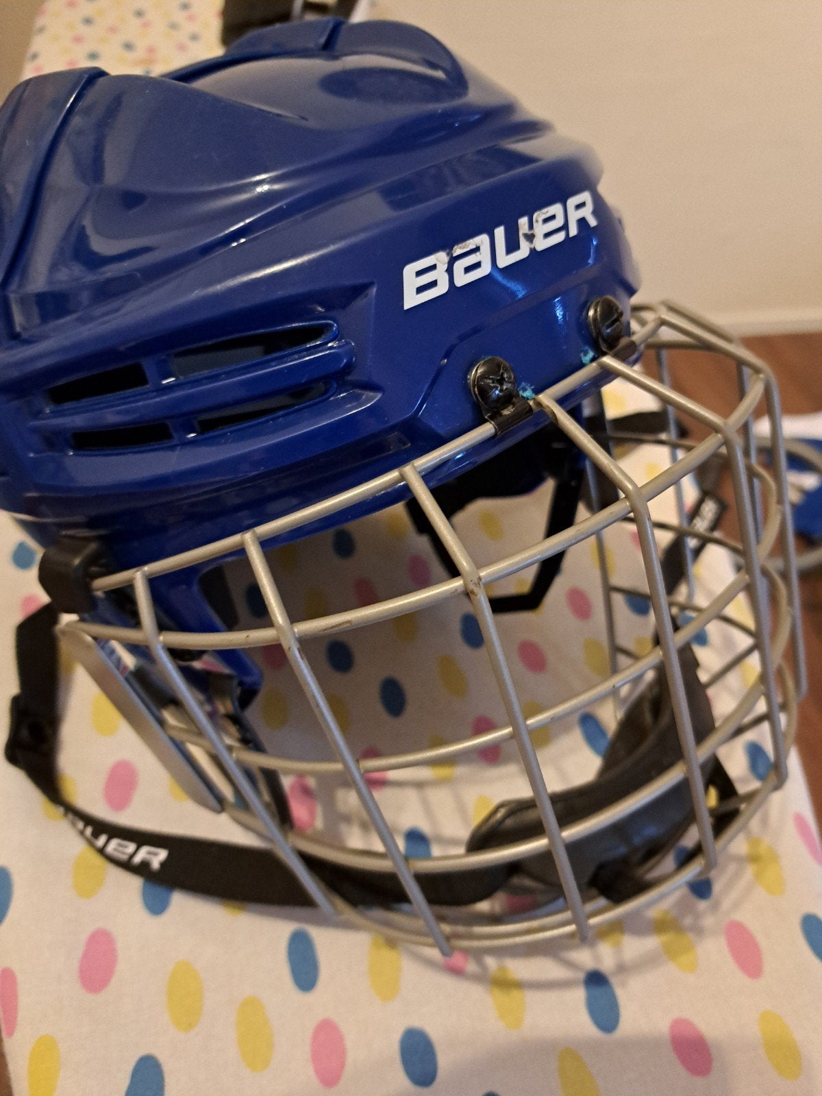 bauer helm ijshockey verstelbaar, Ophalen of Verzenden, Gebruikt, Bescherming