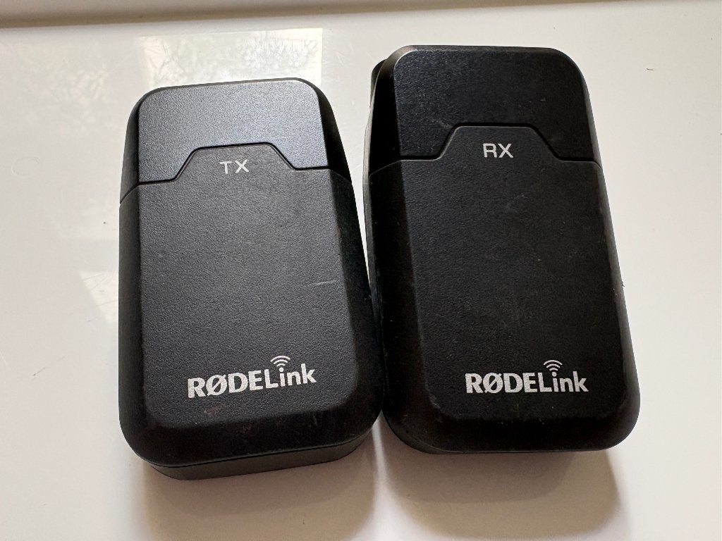 rodelink zender en ontvangerset (evt met lavalier), Ophalen of Verzenden, Gebruikt, Overige typen, Draadloos