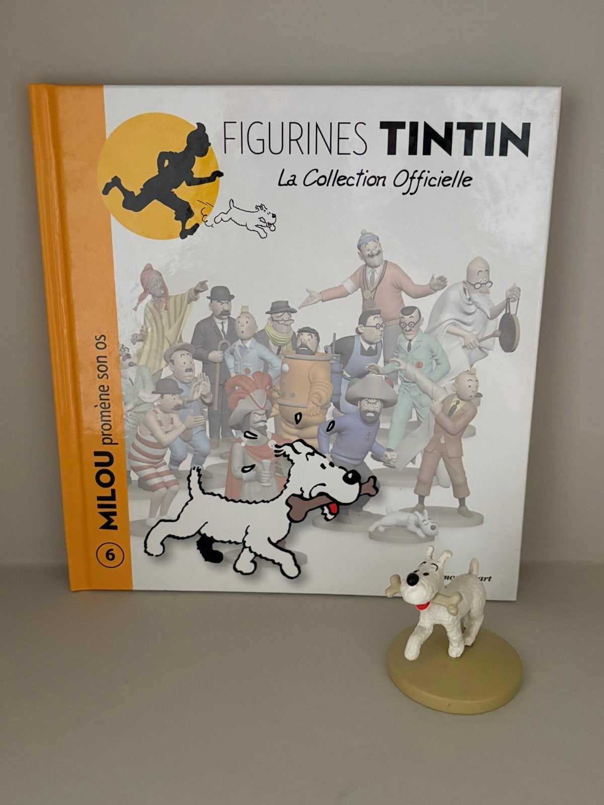 Kuifje/Tintin beeld Bobbie Bot Moulinsart, Ophalen of Verzenden, Kuifje, Zo goed als nieuw, Beeldje of Figuurtje