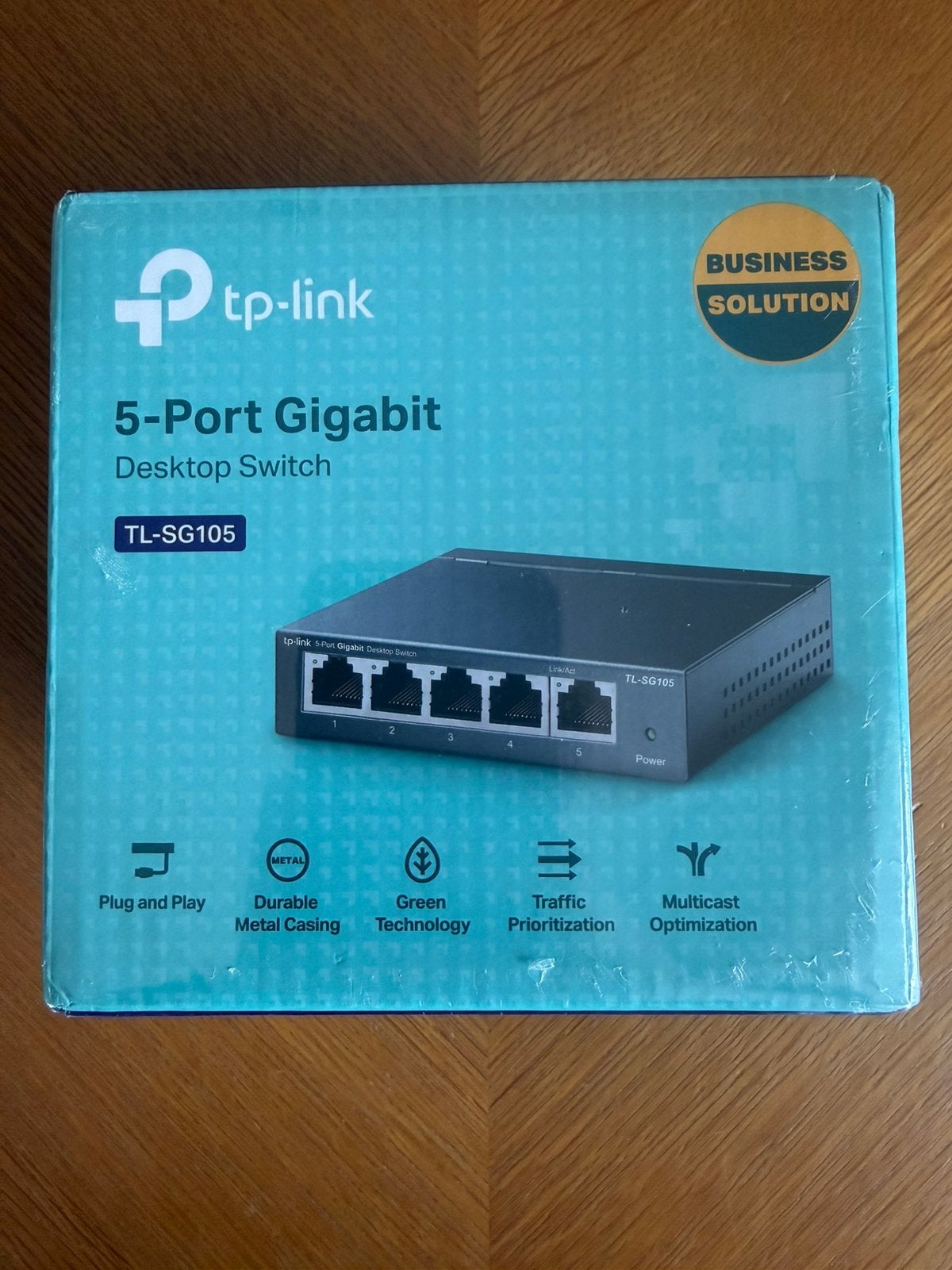 TP-Link TL-SG105 – 5-poorts Gigabit switch – nieuw in doos, Ophalen of Verzenden, Nieuw
