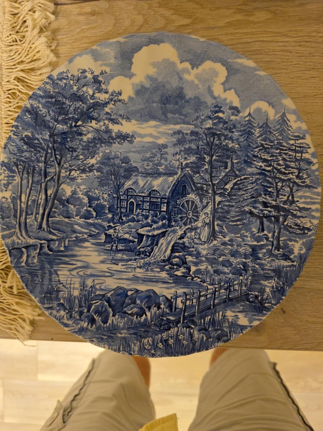 Alfred Meakin The Mill Staffordshire Engeland bord, Ophalen