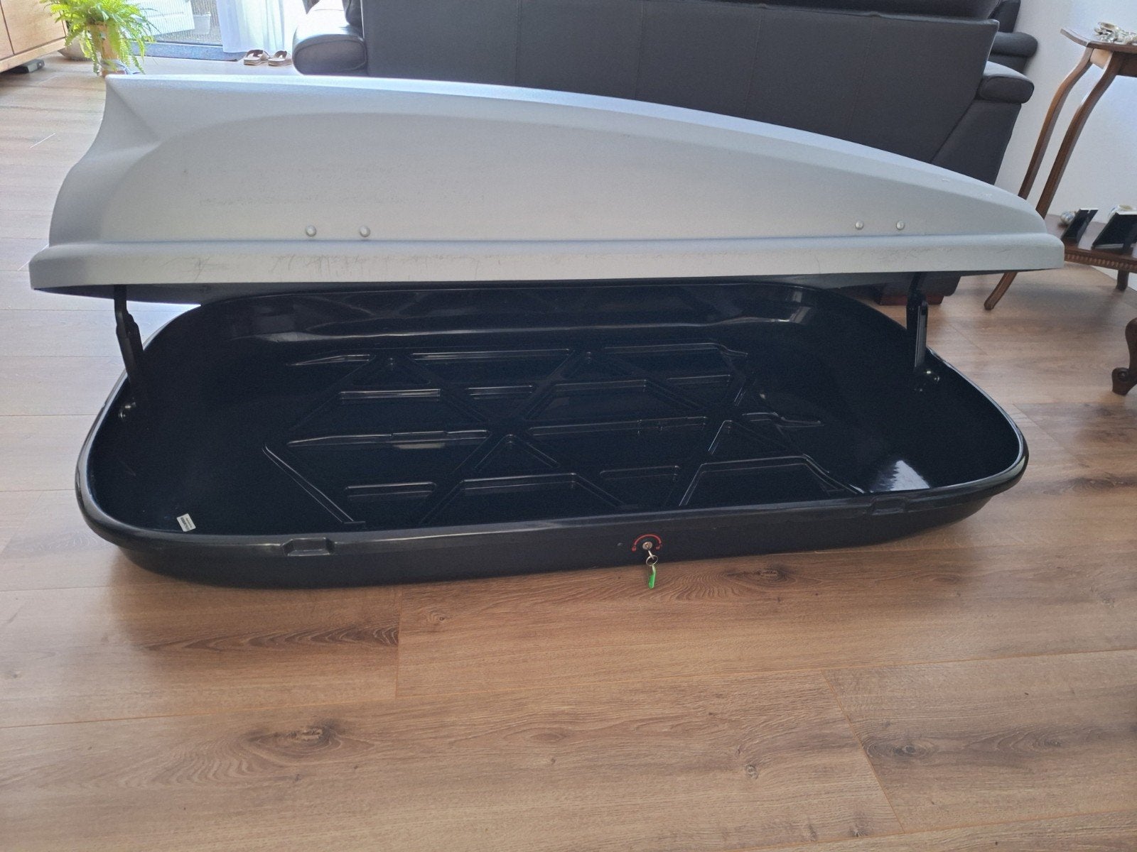 Dakkoffer 165 x 85 cm inhoud 500 liter plus Halfords, Auto diversen, Dakkoffers, Ophalen, Gebruikt