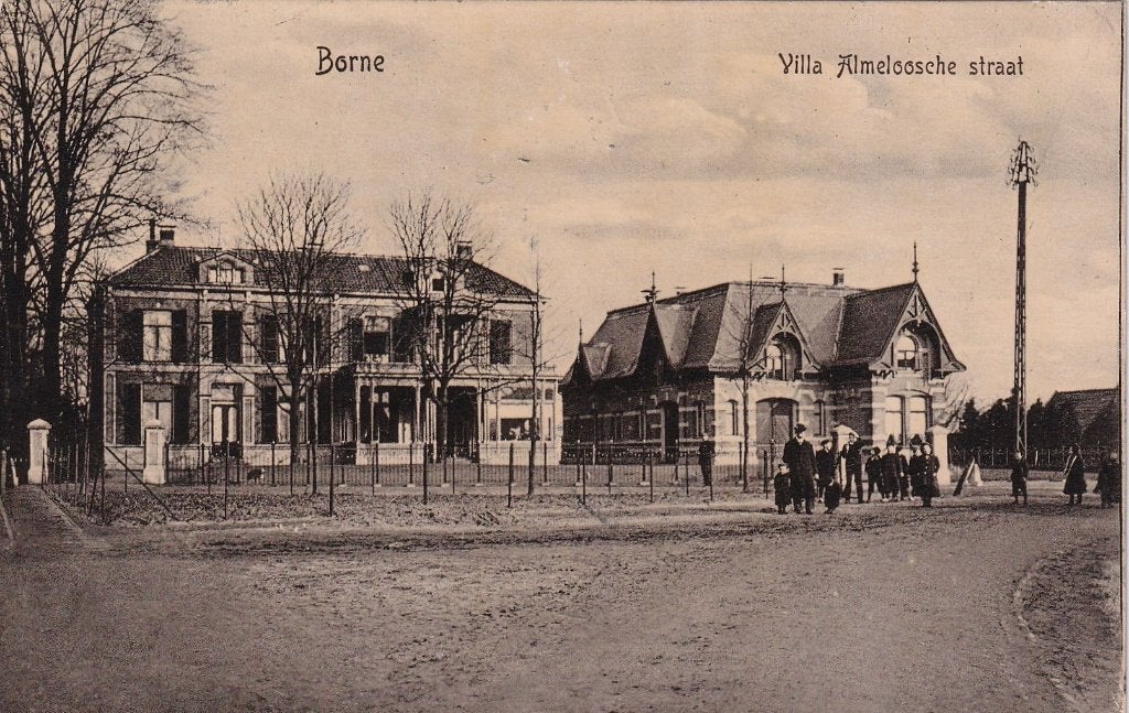 Borne, 1912., Verzamelen, Ansichtkaarten | Nederland, Verzenden, Voor 1920, Gelopen, Overijssel