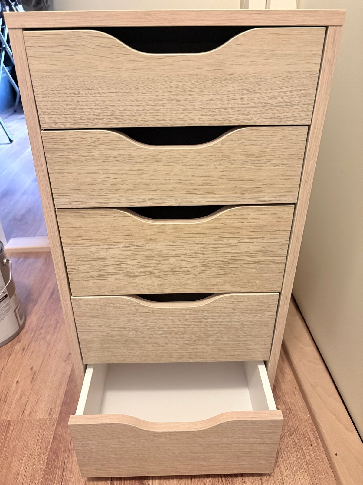 IKEA Alex ladeblok met 5 laden, Ophalen, Minder dan 50 cm, 5 laden of meer, Zo goed als nieuw