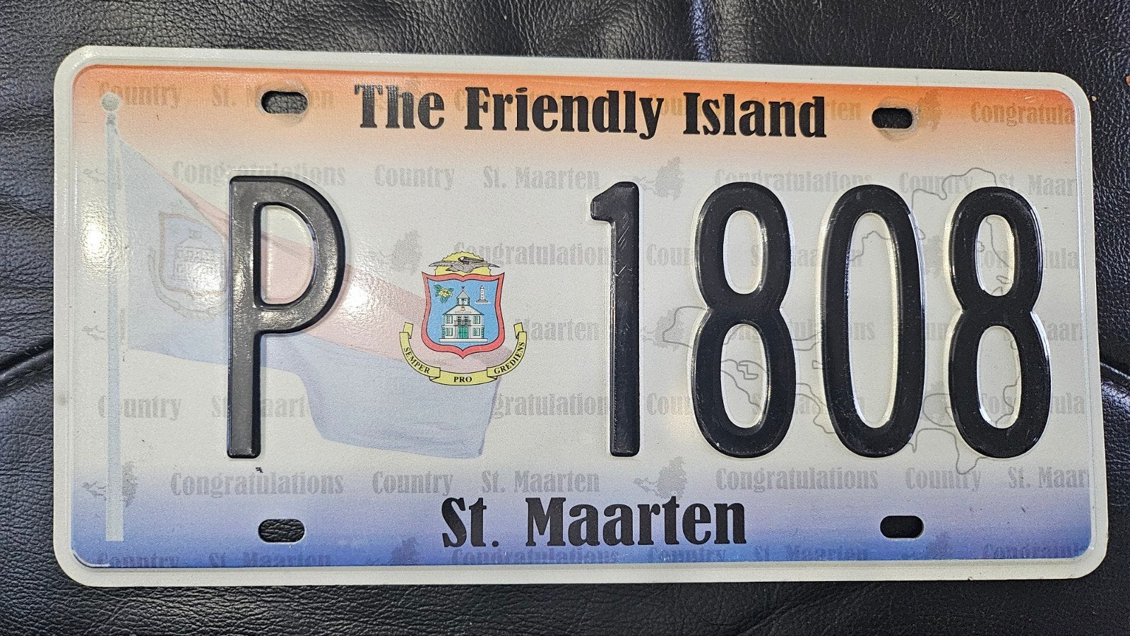 nummerplaat kentekenplaat St.Maarten, Verzamelen, Ophalen, Gebruikt, Auto's