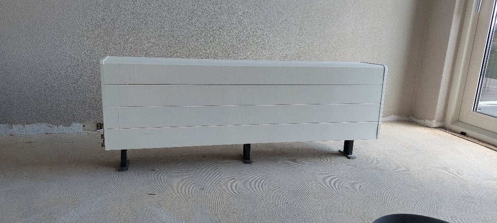 Witte radiator met thermostaat, Ophalen, 30 tot 80 cm, Radiator, 60 tot 150 cm