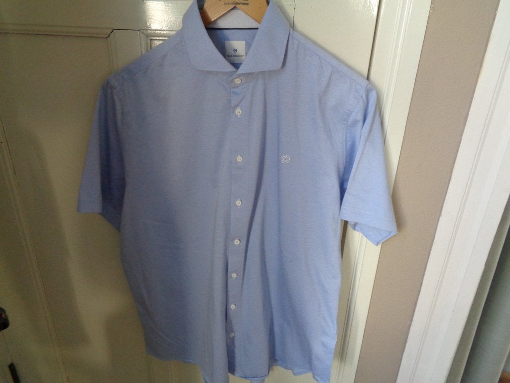 Blue industry overhemd:mt 43, Blue Industry, Blauw, Ophalen of Verzenden, Zo goed als nieuw