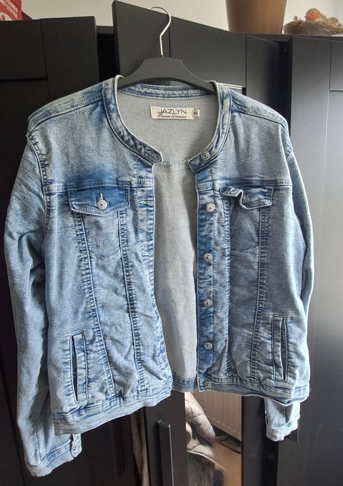 Jazlyn spijkerjas XXL met stretch, Kleding | Dames, Jazlyn, Blauw, Maat 46/48 (XL) of groter, Ophalen of Verzenden