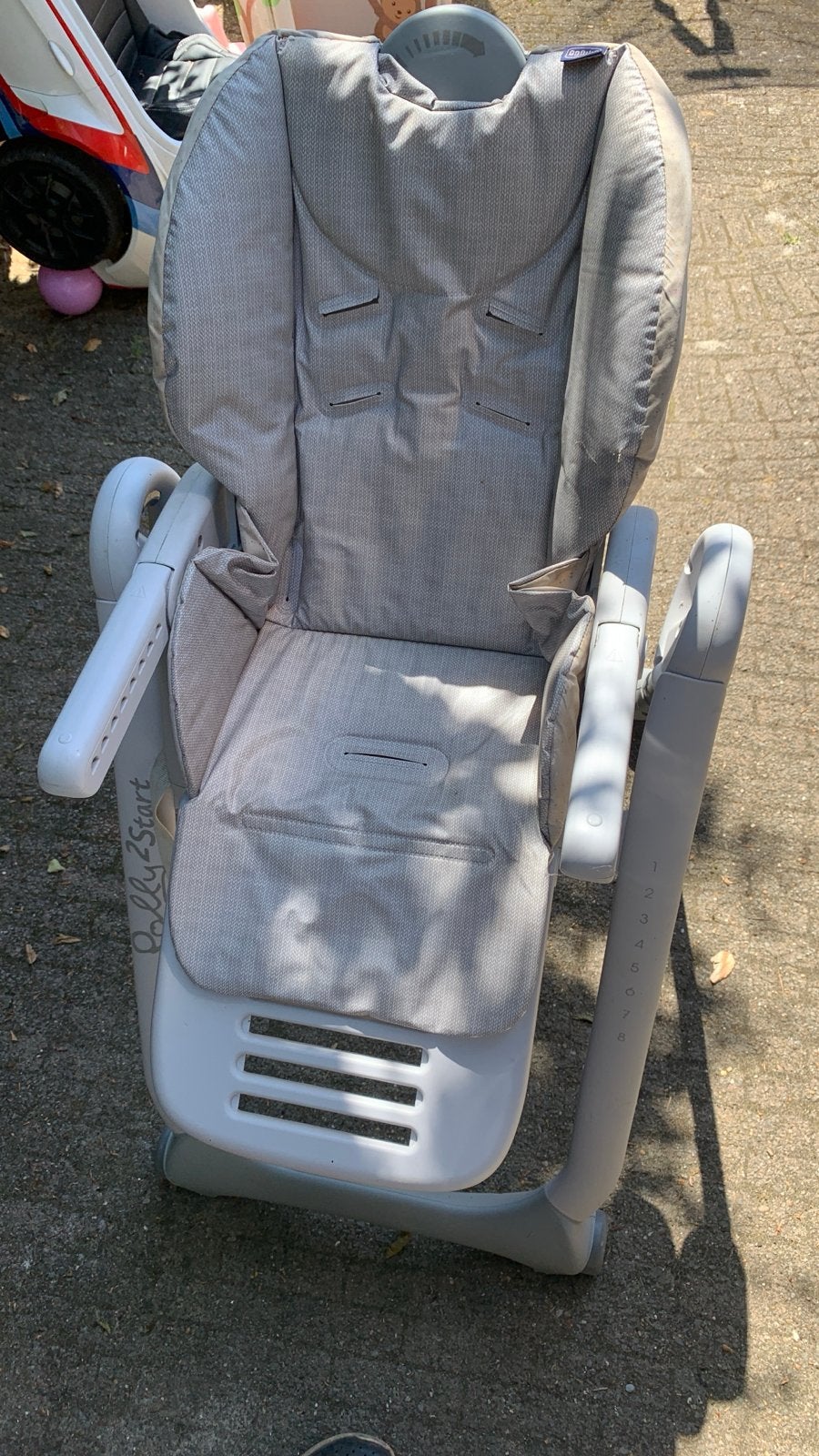 Chicco Polly 2 Start meegroeistoel, Kinderen en Baby's, Kinderstoelen, Ophalen, Gebruikt, Meegroeistoel, Afneembaar eetblad