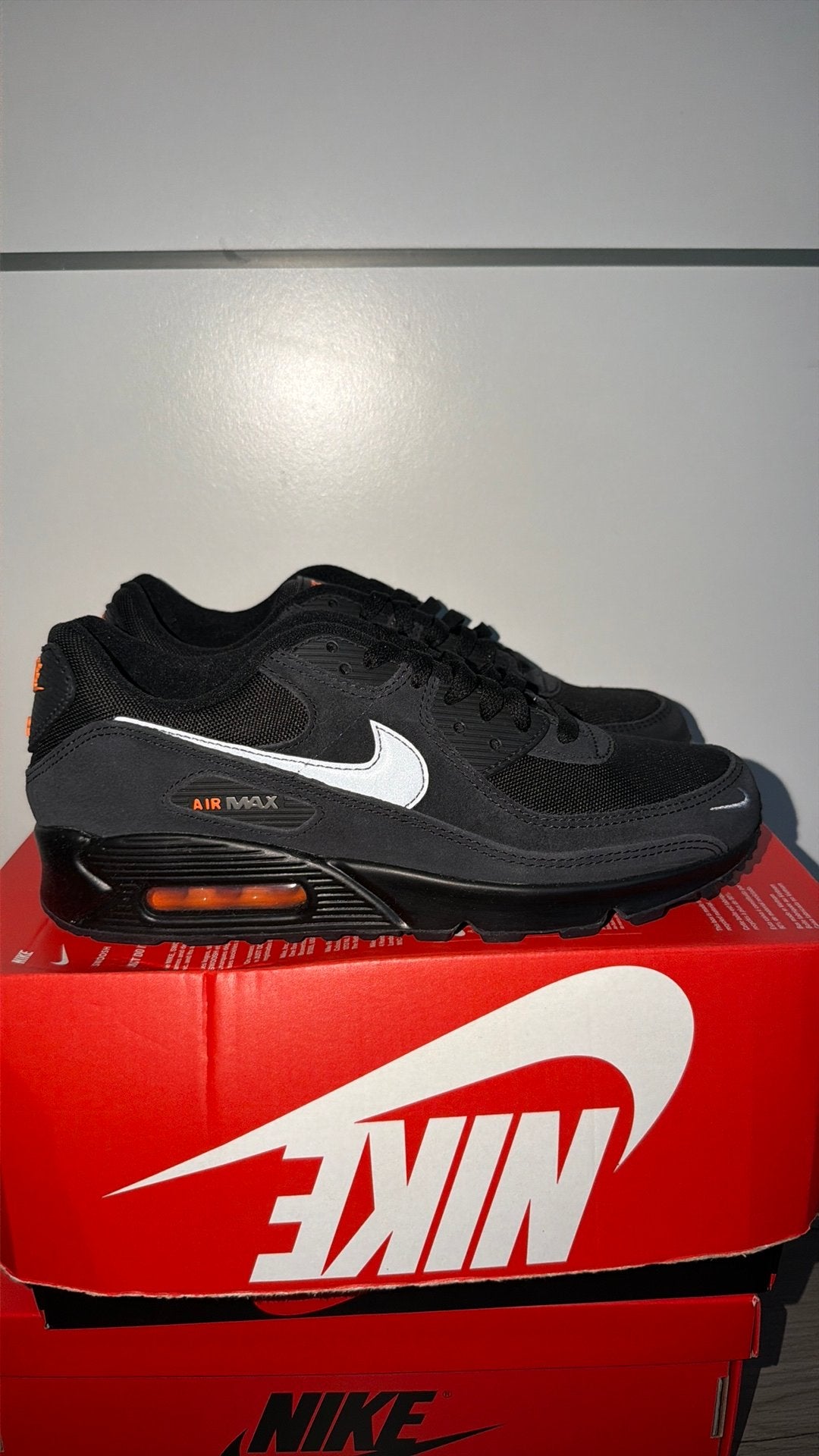 Nike air max 90 black mettalic cool grey orange Maat 41 new!, Ophalen of Verzenden