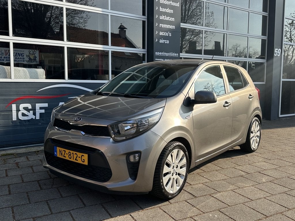 Kia Picanto 1.0 CVVT ComfortLine Airco NAP (bj 2017), Auto's, Voorwielaandrijving, Stof, Gebruikt, Euro 6