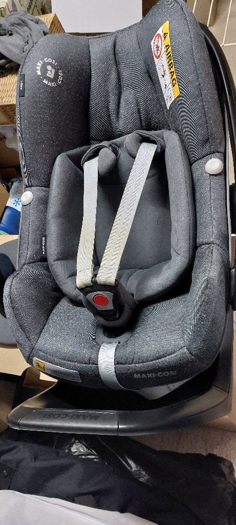 Maxi-Cosi Pebble Pro I Size autostoel met Familyfix, Ophalen, Autogordel of Isofix, Zijbescherming, Zo goed als nieuw