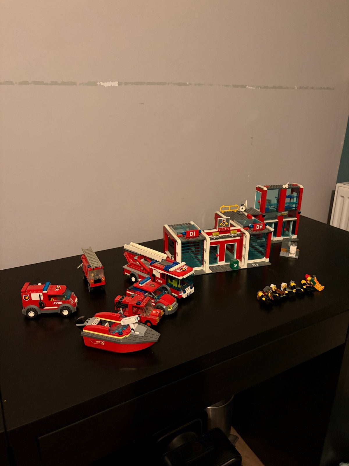 Lego City Brandweerkazerne en Voertuigen Set, Kinderen en Baby's, Speelgoed | Duplo en Lego, Ophalen, Lego, Compleet, Complete set