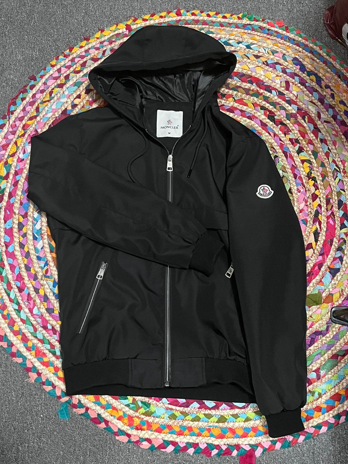 Moncler jas/vest met capuchon | maat M OP=OP!, Kleding | Heren, Ophalen of Verzenden, Zo goed als nieuw, Maat 48/50 (M), Zwart