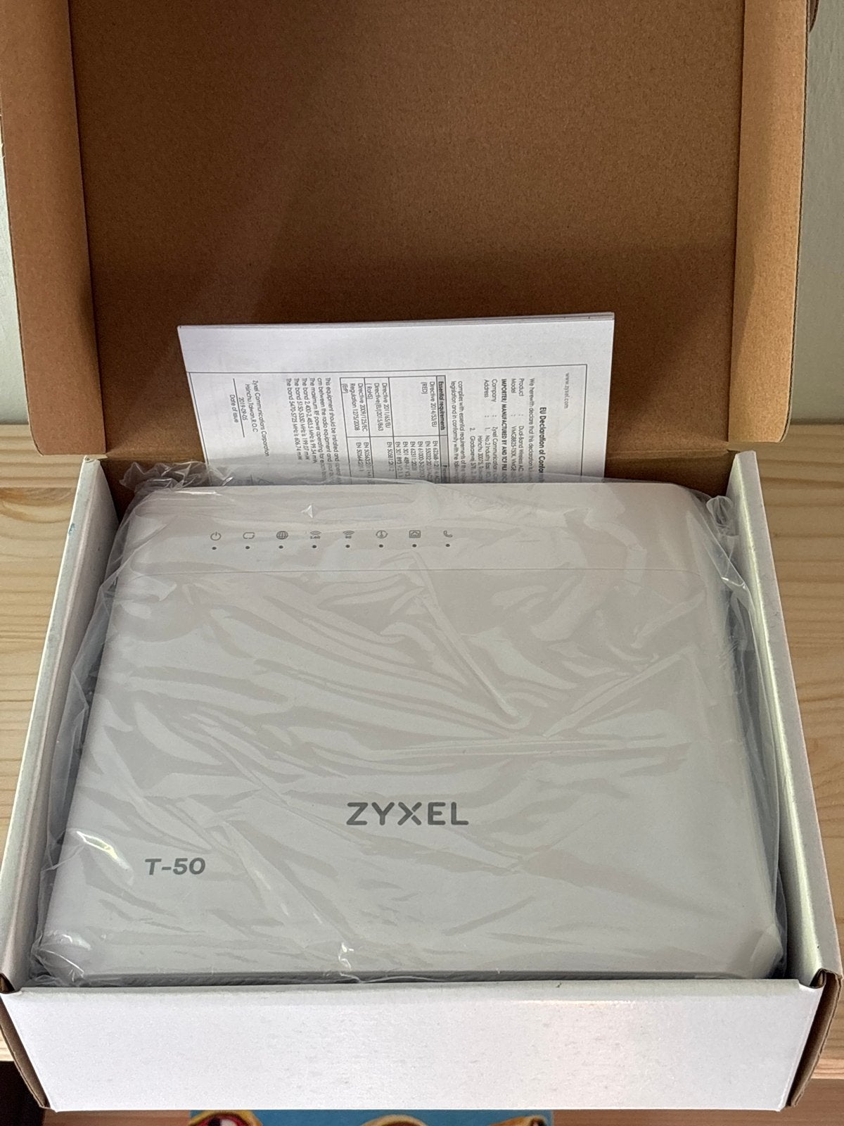Zyxel T-50 Router - odido, Ophalen of Verzenden, Nieuw, Router