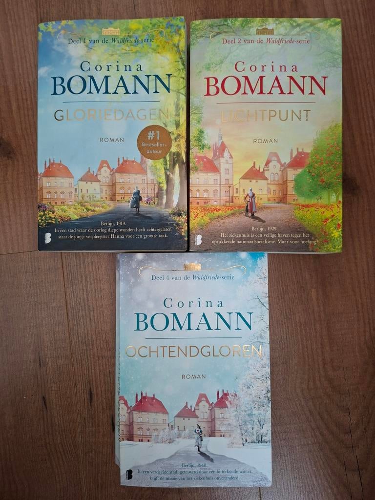 Corina Bomann- Waldfriede serie deel1,2 en 4, Ophalen of Verzenden, Gelezen
