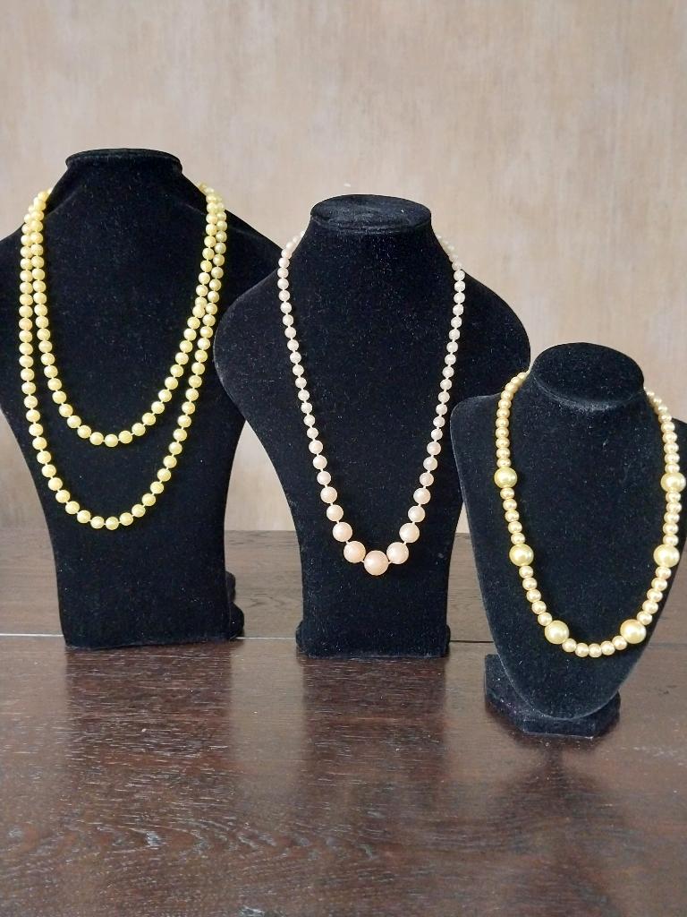 Kralen KETTINGEN  /  Parel KETTINGEN, Sieraden, Tassen en Uiterlijk, Kettingen, Ophalen of Verzenden, Gebruikt, Overige kleuren