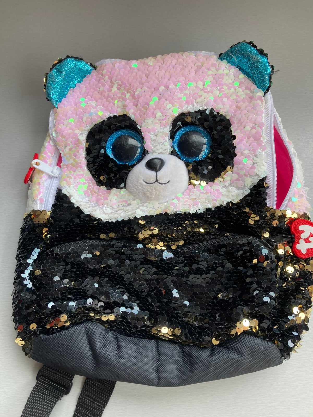 Rugzak van merk TY. Palletjes panda, Overige merken, Minder dan 30 cm, Ophalen of Verzenden, Minder dan 25 cm