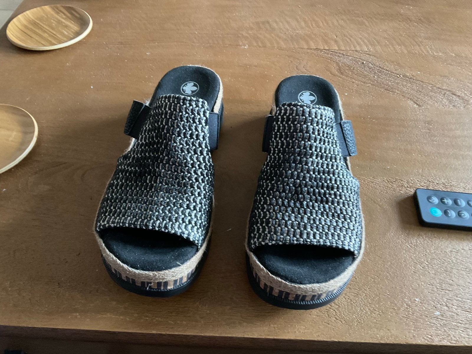 Rieker Antistress Slippers Maat 37 Zwart/Wit nieuw, Ophalen of Verzenden, Nieuw, Zwart, Slippers