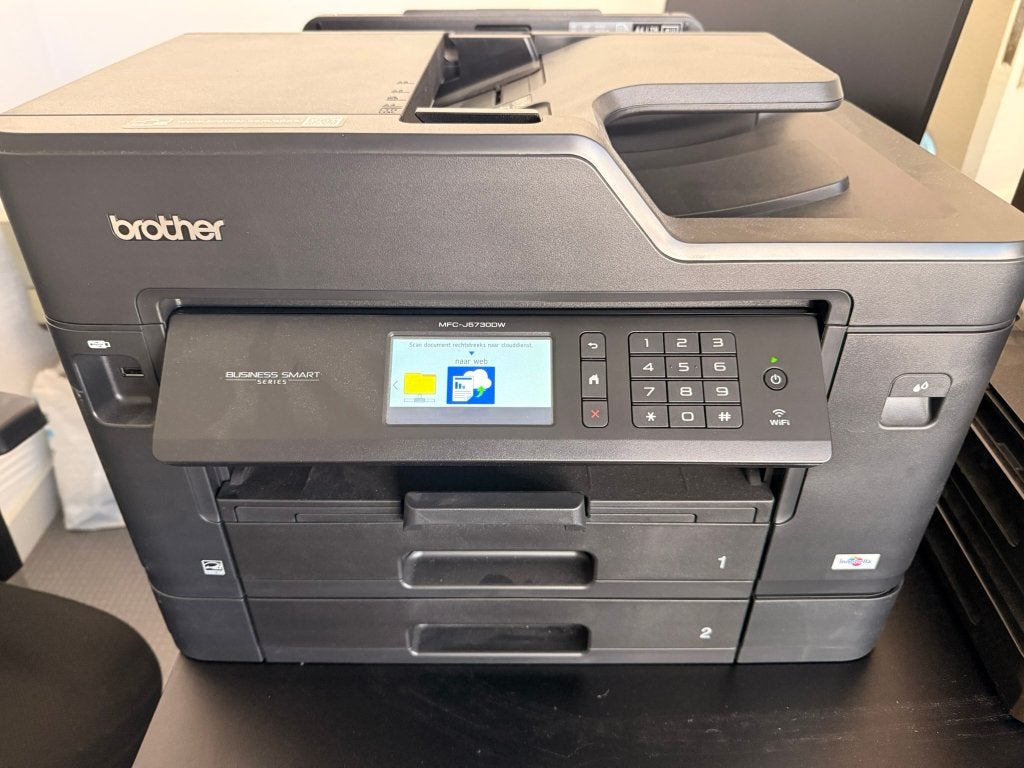 Printer brother mfc-j5370dw, Computers en Software, Ophalen, Gebruikt, Mailen, Inkjetprinter