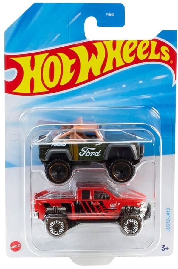 Hot Wheels 2-Pack Custom Ford Bronco & Chevy Silverado, Ophalen of Verzenden, Nieuw