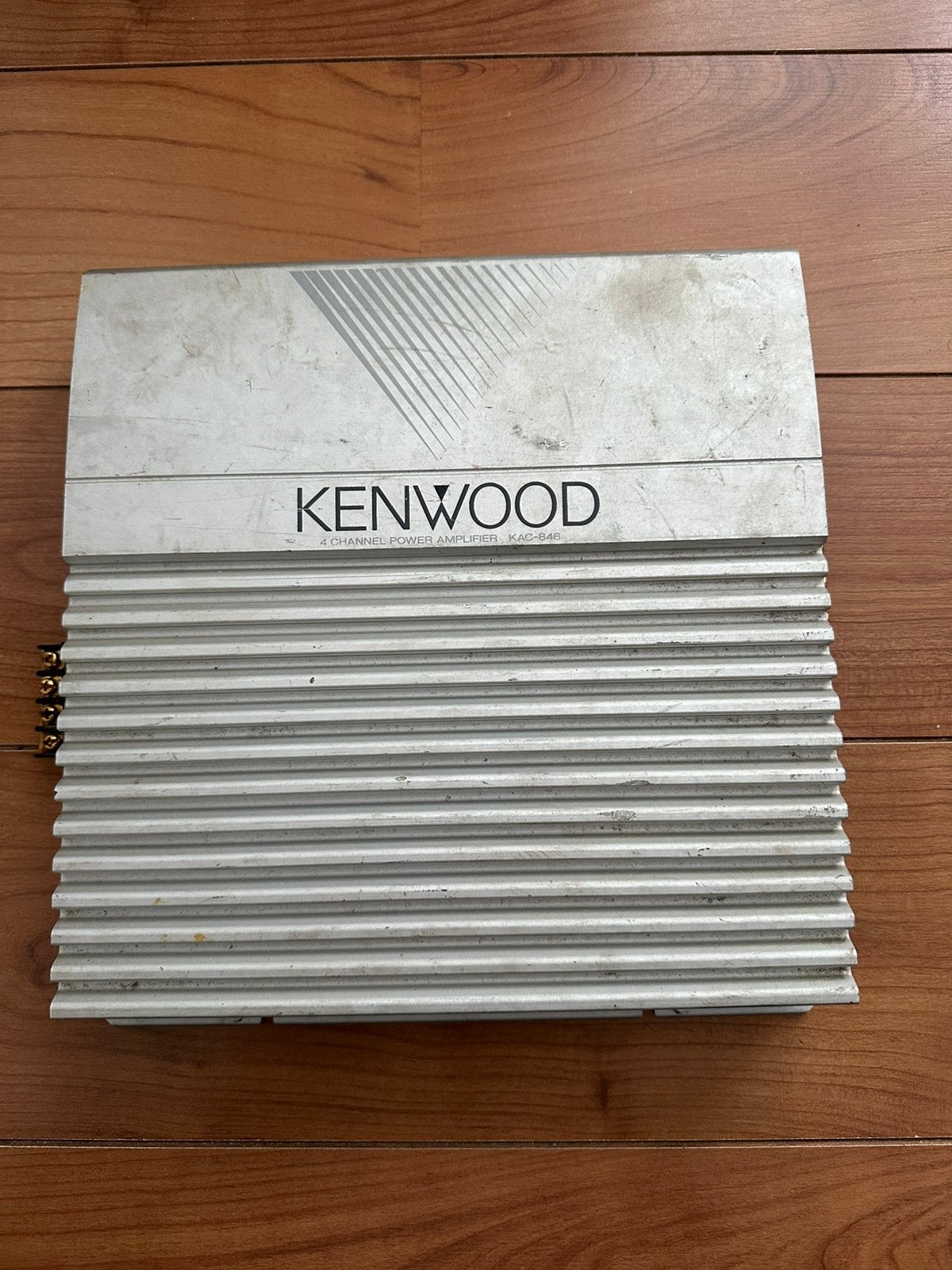 Kenwood KAC-846 4-kanaals autoversterker, Auto diversen, Autospeakers, Ophalen of Verzenden, Gebruikt