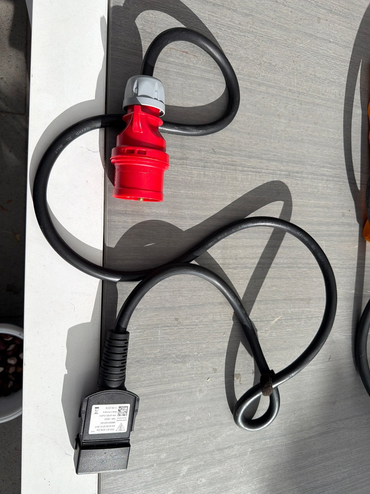 HARTING RO Automotive 16A/400V Laadkabel, Ophalen, Nieuw, Universele onderdelen