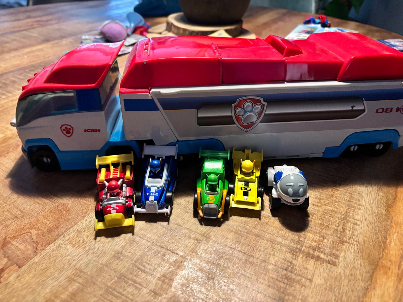 Paw Patrol launch ‘n haul met true metal auto’s, Kinderen en Baby's, Ophalen of Verzenden, Gebruikt