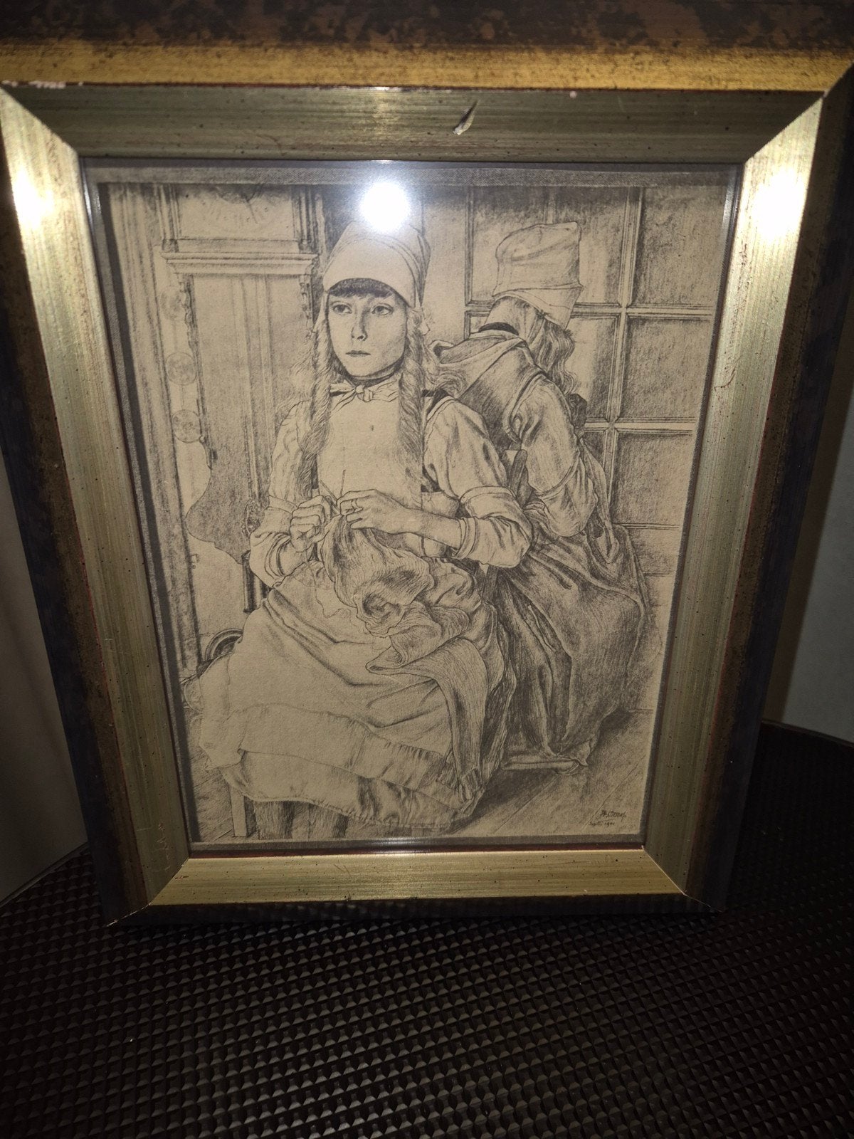 Jan Toorop 1901 Marker Vissers meisje, Ophalen of Verzenden