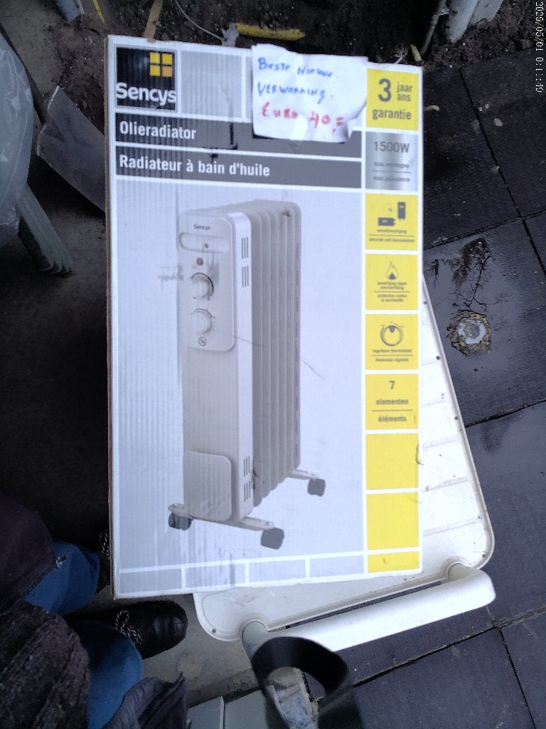 electric warm, Ophalen, Zo goed als nieuw