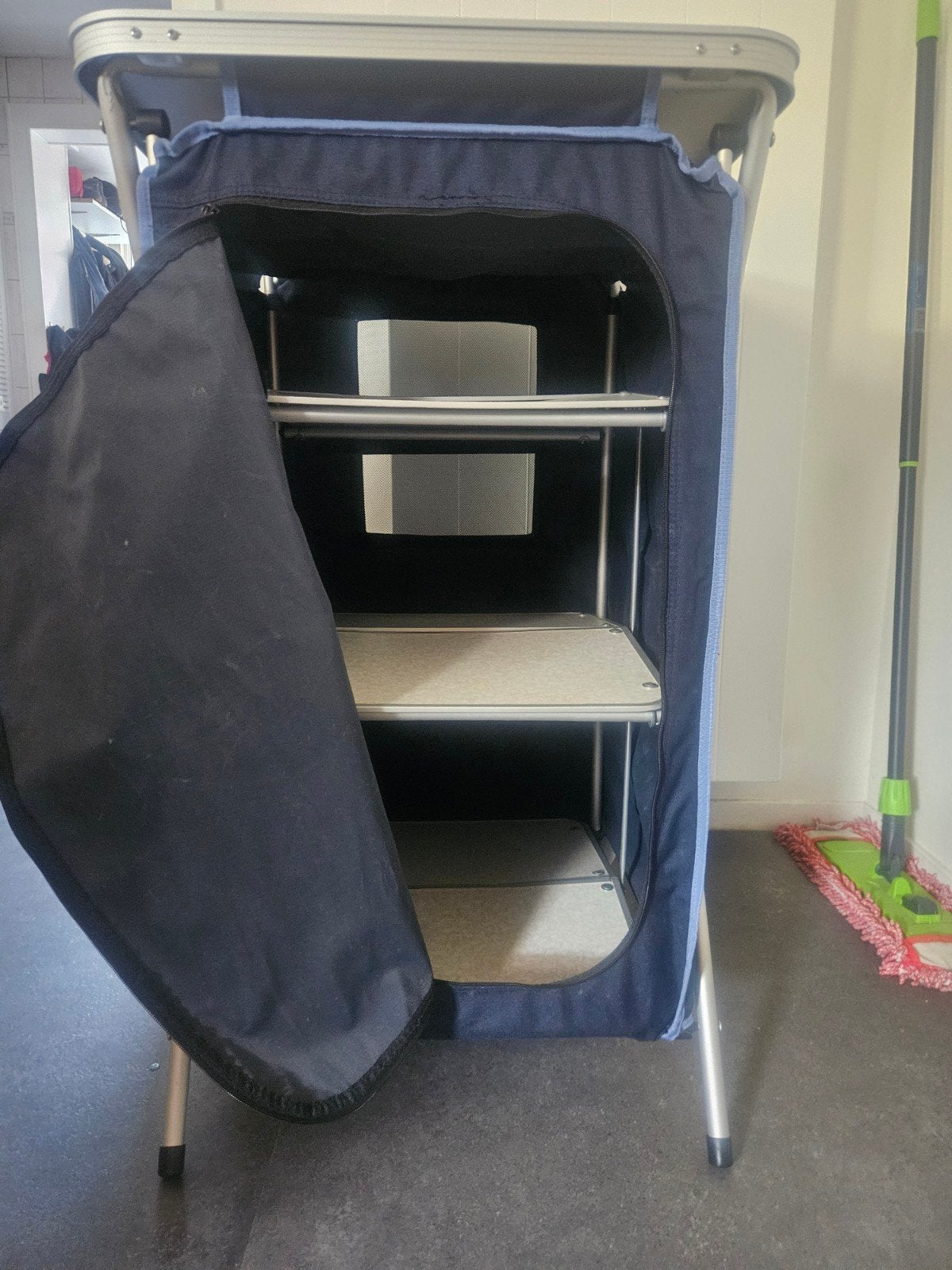 Camping kast inklapbaar met opbergtas, Ophalen, Gebruikt, Campingkast