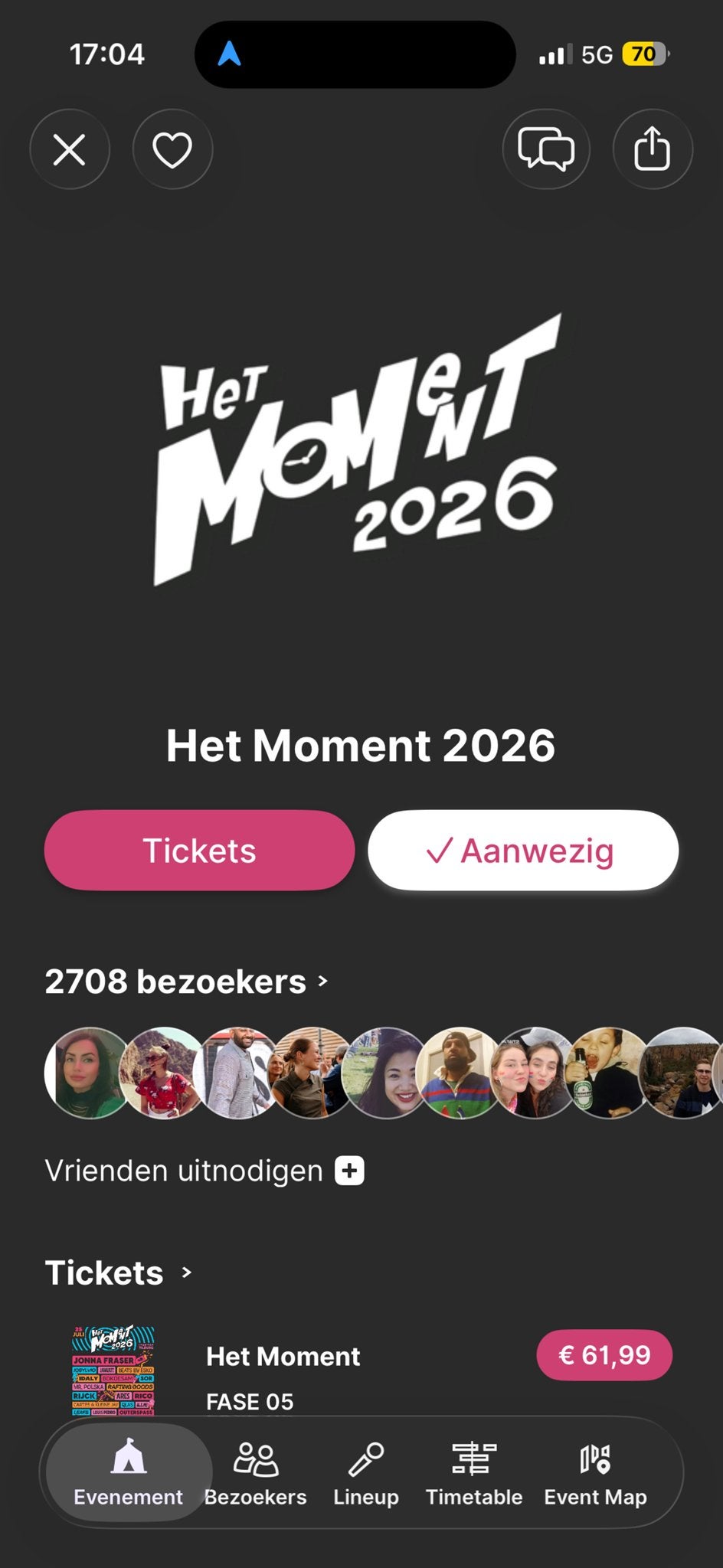 Het moment, Twee personen