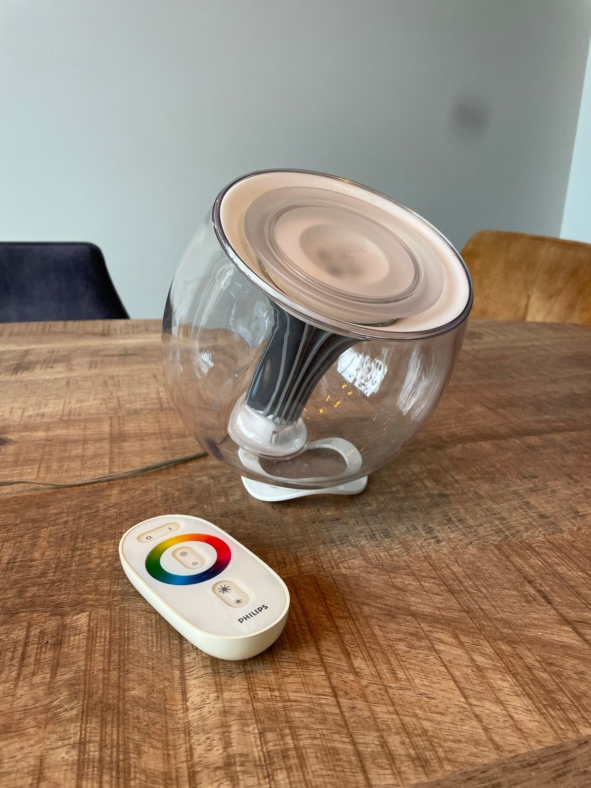 Philips Livingcolors LED lamp met afstandsbediening, Ophalen, Gebruikt, Kunststof, Philips