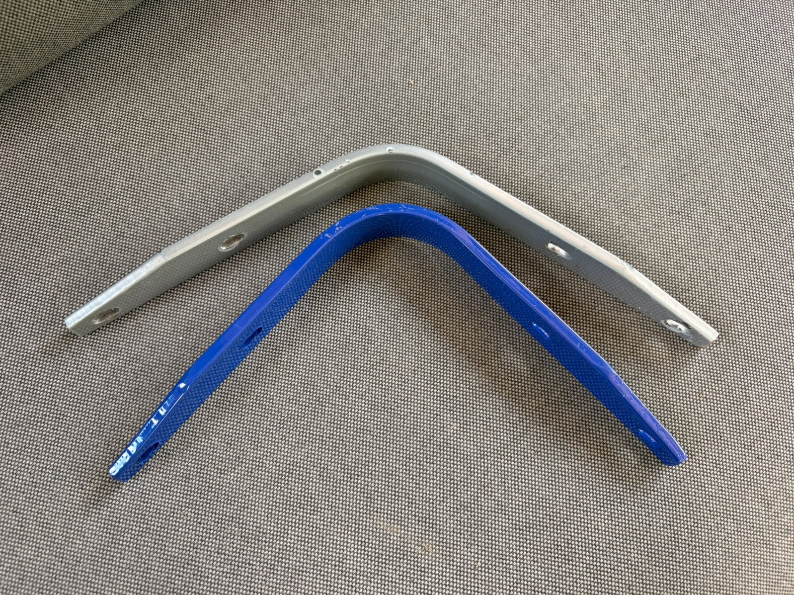 Kopijzer blauw & zilver S-bar / Thorowgood Kent Masters, Ophalen of Verzenden, Nieuw