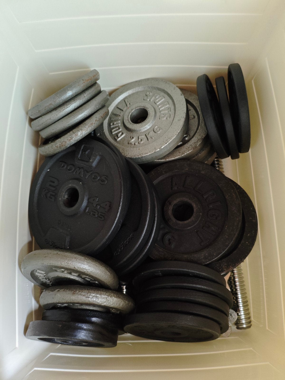 Gewichtschijven, Sport en Fitness, Fitnessmaterialen, Ophalen