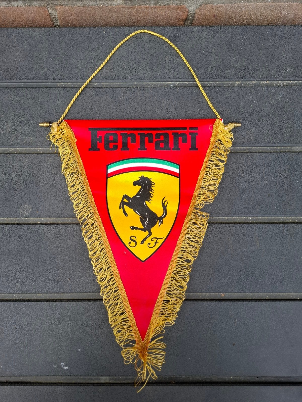 Vintage Scuderia Ferrari wimpelvlag, Ophalen of Verzenden