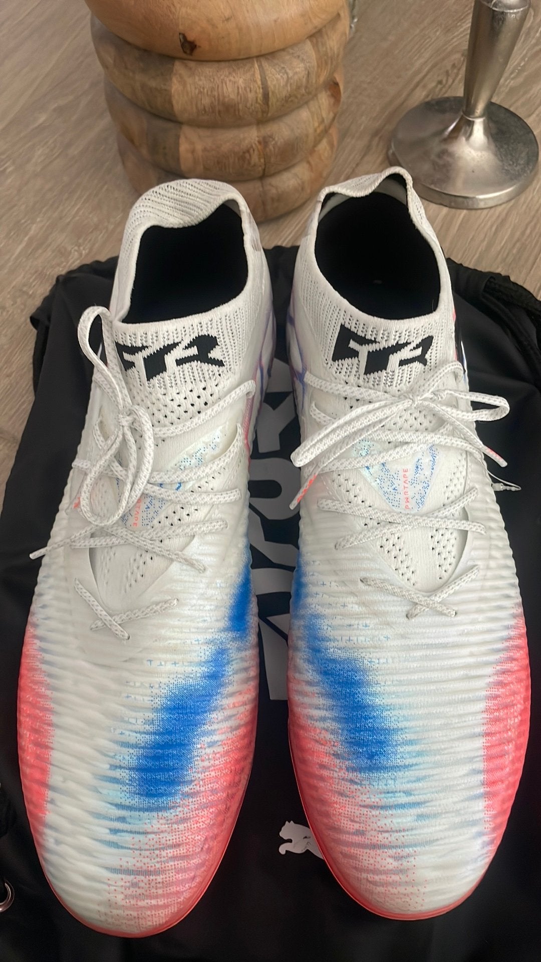 Puma future 8 ultimate 3x gebruikt maat 46, Maat XS of kleiner, Ophalen of Verzenden, Zo goed als nieuw, Schoenen