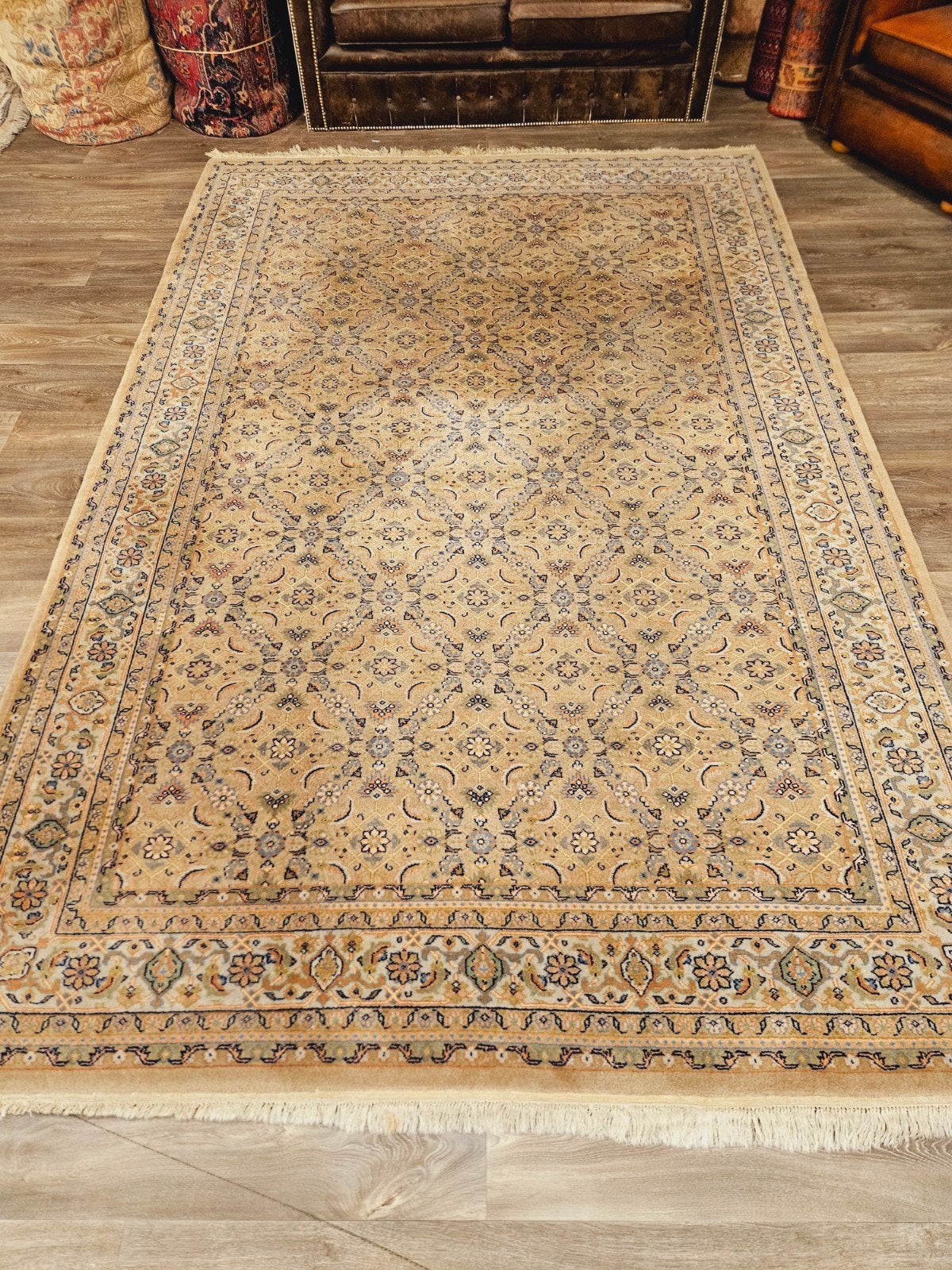 Perzisch Handgeknoopt Bidjar Tapijt. prachtige kleuren!, Perzisch, 200 cm of meer, Ophalen of Verzenden
