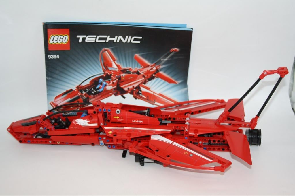 Lego Technic 9394 straalvliegtuig - Compleet met Boekjes, Kinderen en Baby's, Speelgoed | Duplo en Lego, Ophalen of Verzenden